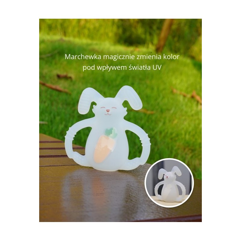 Smily Mia M12040-1 Magiczny Gryzak dla Niemowlaka Sunny Bunny