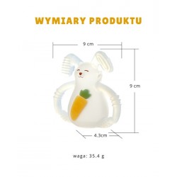 Smily Mia M12040-1 Magiczny Gryzak dla Niemowlaka Sunny Bunny
