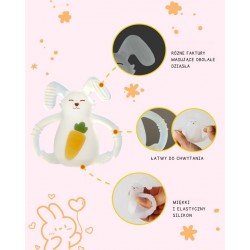 Smily Mia M12040-1 Magiczny Gryzak dla Niemowlaka Sunny Bunny