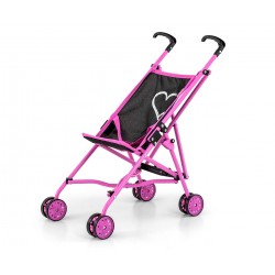 MILLY MALLY 5695 Wózek dla lalek Julia Prestige Black
