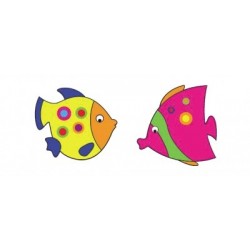Dekoracje podwójne SRP-014(2) dwie rybki