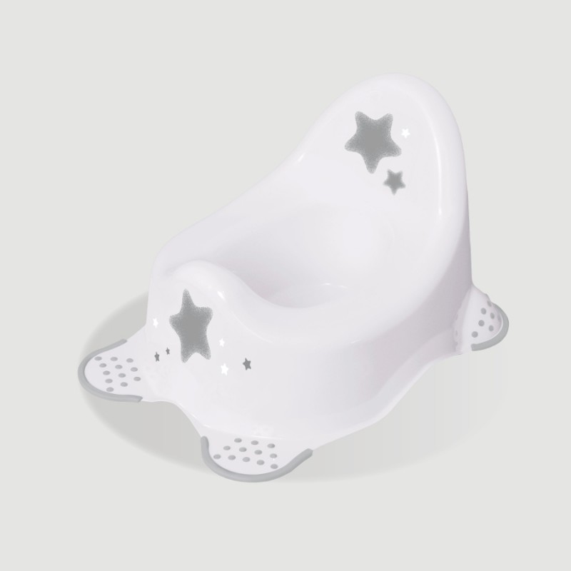 KEEEPER 18648 ADAM STARS Nocnik antypoślizgowy kosmiczny biały