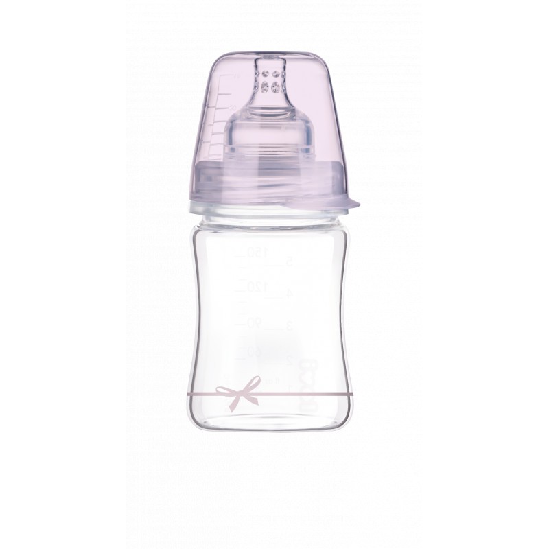 LOVI 74/104 Butelka szklana Diamond Glass 150 ml Baby Shower Girl PROMOCJA 5+1 gratis!