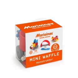 MARIOINEX 902783 Klocki waffle mini 35 szt. Konstruktor (chłopak)