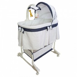 MILLY MALLY Kołyska z pilotem SIMPLE GRAY