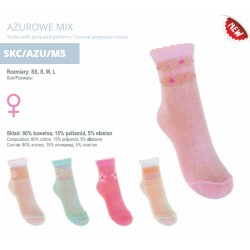 SCORPIO SKC/AZU/M5 Skarpety ażurowe mix