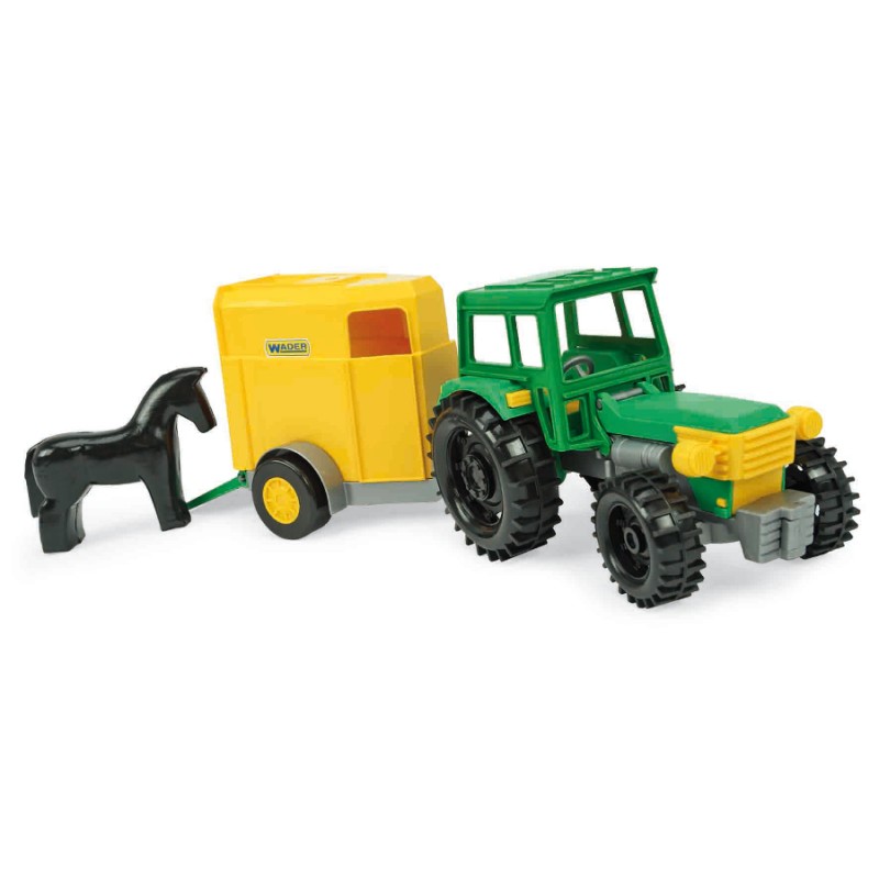 WADER 35020 Traktor Farmer z przyczepą w kartonie