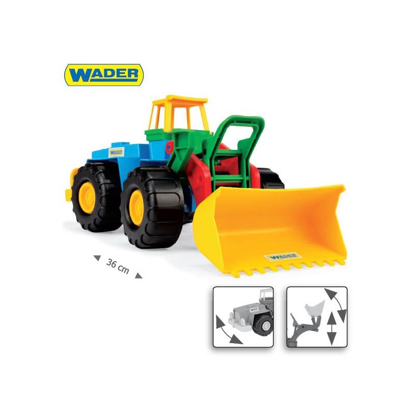 WADER 35100 Color Cars - Ładowarka 36cm