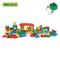 WADER 41270 Blocks - Klocki 132 elem. w pojemniku