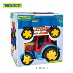 WADER 66100 Gigant - Traktor z Przyczepą