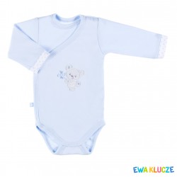 EWA 852649 NEWBORN Body REGL DŁ niebieski 50