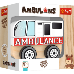 TREFL 61000 Zabawka drewniana Ambulans