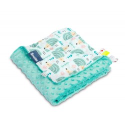 LEKKI KOCYK MINKY 75 x 100 JEŻYKI MIĘTA