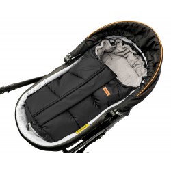 ŚPIWOREK COMBI 3w1 POLAR - BLACK/GREY