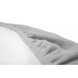 PRZEŚCIERADŁO FROTTE DO WÓZKA SZARY 35X75