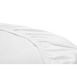 PRZEŚCIERADŁO JERSEY DO WÓZKA BIAŁY 35X75