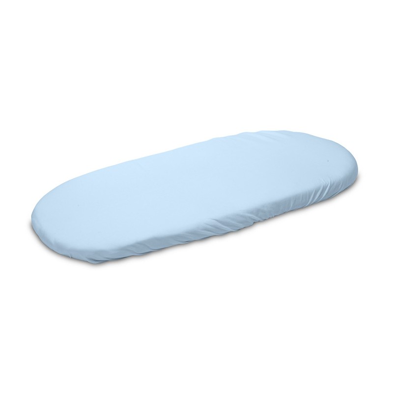 PRZEŚCIERADŁO JERSEY DO WÓZKA NIEBIESKI 35X75