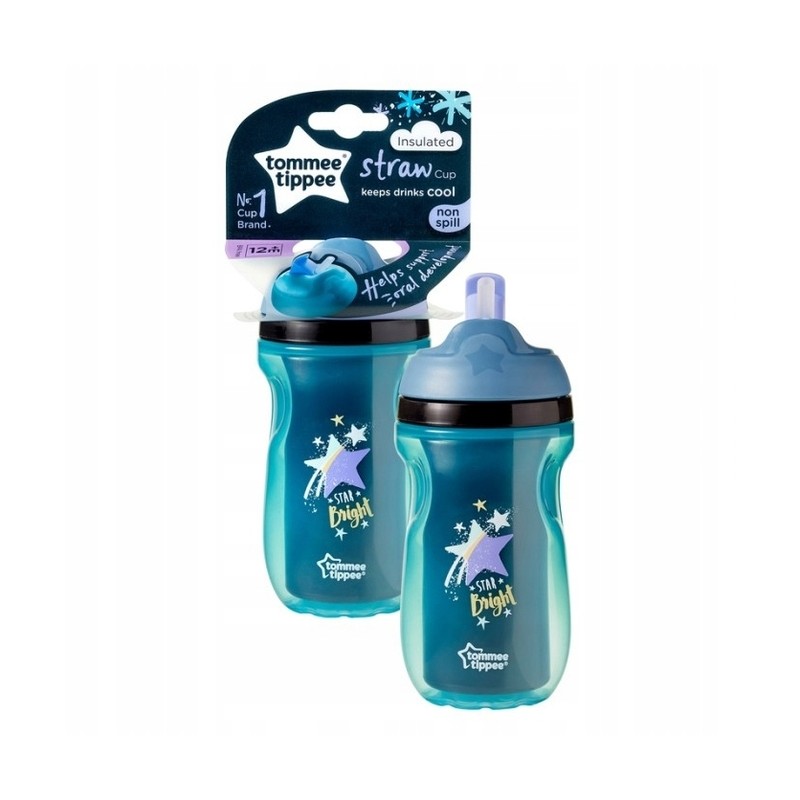 470232 BIDON SŁOMKA BOY 260 ML. 12 + Tommee Tippee