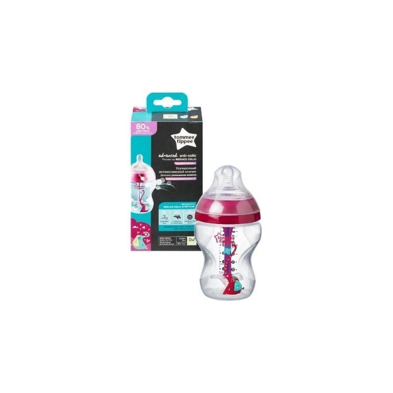 225764 BUTELKA 260 ML. A/KOL GIRL ADVANCED Tommee Tippee