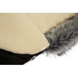 ŚPIWOREK ESKIMO BLACK / WEŁNA 100 X 46