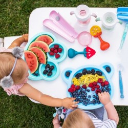 499/02 GRYZAK Z GRZECHOTKĄ EDUKACYJNY TASTY WATERMELON BabyOno