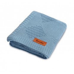 KOC BAMBUS 100% 100X80CM NIEBIESKI