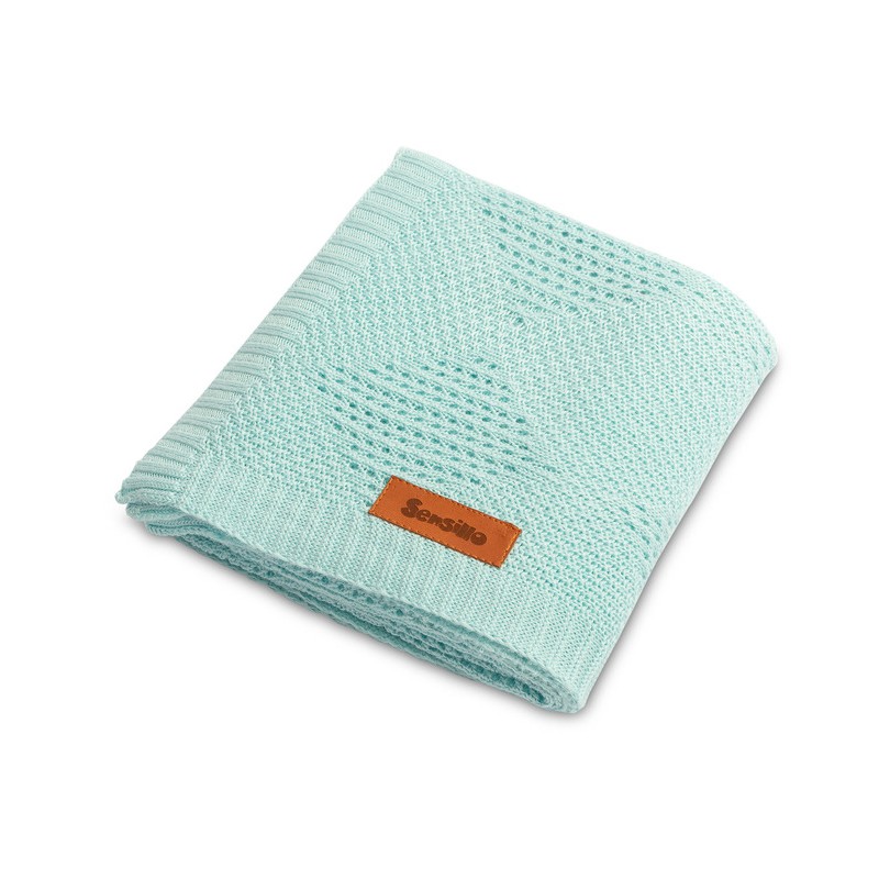 KOC BAMBUS 100% 100X80CM MIĘTOWY