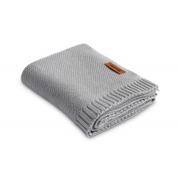 KOCYK BAMBUSOWO-BAWEŁNIANY 80X100 CM SZARY