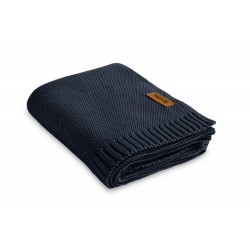 KOCYK BAMBUSOWO-BAWEŁNIANY 80X100 CM GRANATOWY