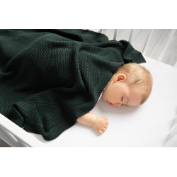 KOC DZIERGANY BAWEŁNA GRANATOWY 100 X 80