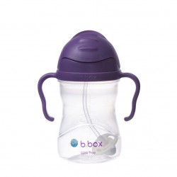 B.BOX BB0050 Bidon ze słomką 240 ml winogronowy