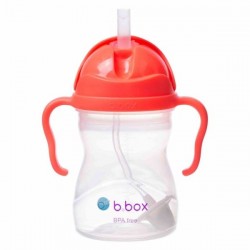 B.BOX BB0051 Bidon ze słomką 240 ml arbuzowy