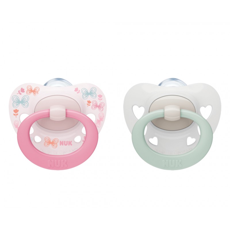 NUK 739696 Smoczek 18-36 SIGNATURE 2szt silikonowy