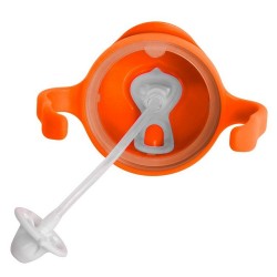 B.BOX BB0050 Bidon ze słomką 240 ml orange