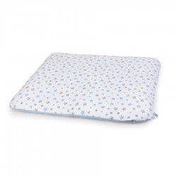 CEBA 848-626-603 Pokrowiec na przewijak miękki (75x72) 2 szt Grey Stars, Light grey+Blue Stars, Blue