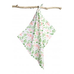 PIELUCHA MUŚLINOWA  FLAMINGI 70 X 80