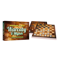 TREFL 01681 Gra Warcaby/Młynek de Luxe 6+