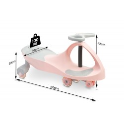 JEŹDZIK GRAWITACYJNY SPINNER PINK