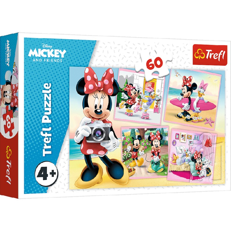 TREFL 17360 Puzzle 60 el. Urocza Minnie