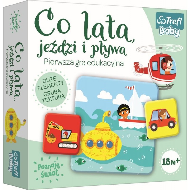 TREFL 02060 Gra Co lata ,jeździ o pływa / Trefl Baby