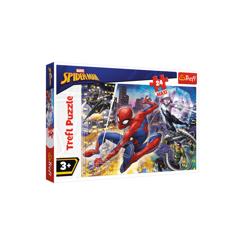 TREFL 14289 Puzzle 24 MAXI Nieustraszony Spider-Man