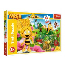 TREFL 14297 Puzzle 24 MAXI W świecie Pszczółki Mai