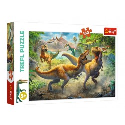 TREFL 15360 Puzzle ''160'' Walczące Tyranozaury