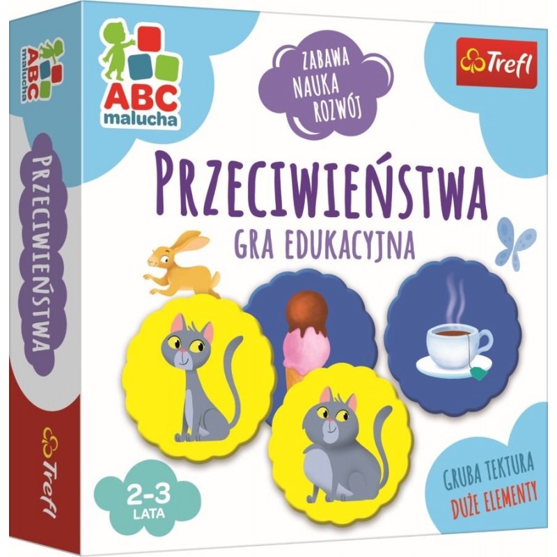 TREFL 01943 Gra Przeciwieństwa ABC Malucha