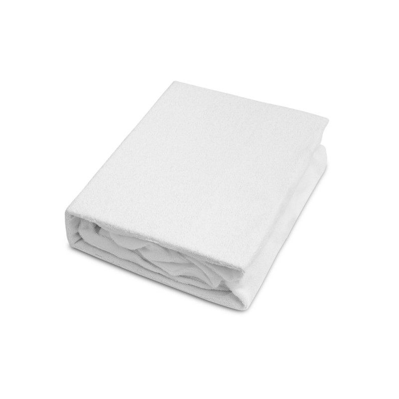 PRZEŚCIERADŁO FROTTE BIAŁY 140x70 CM