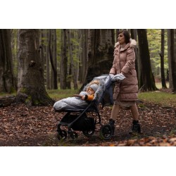 ŚPIWOREK OLAF GRAFITOWY KROPKI 100 X 45