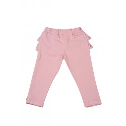 BABY 01289 Leginsy dziewczęce brudny róż 56/62