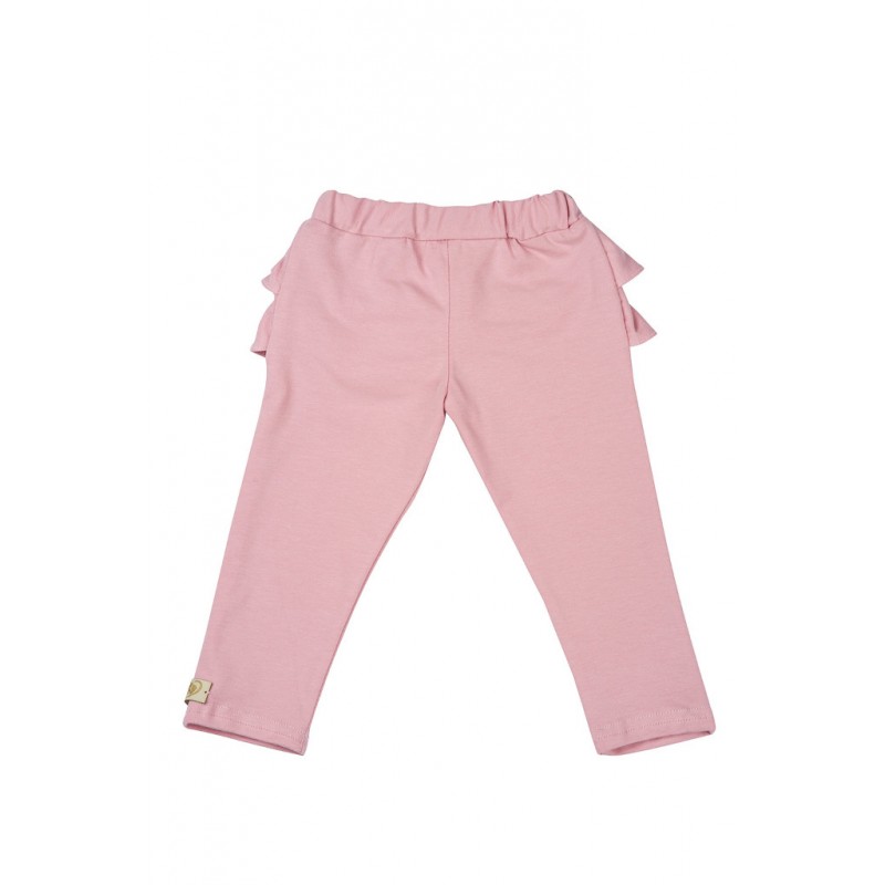 BABY 01289 Leginsy dziewczęce brudny róż 56/62