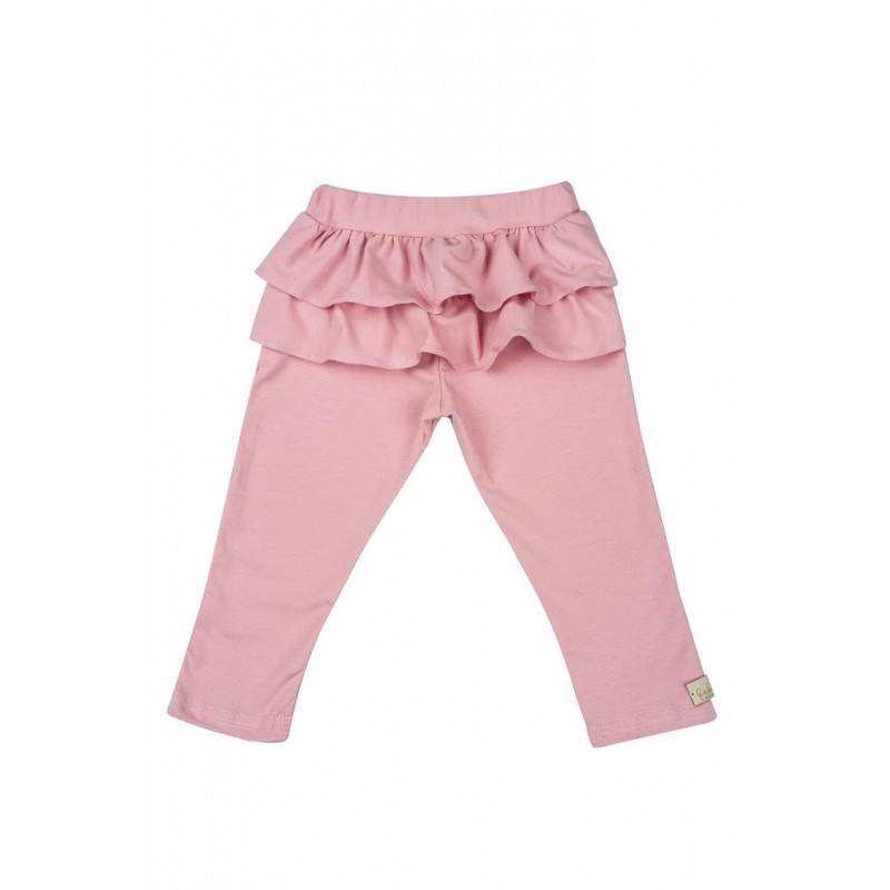 BABY 01290 Leginsy dziewczęce brudny róż 68/74