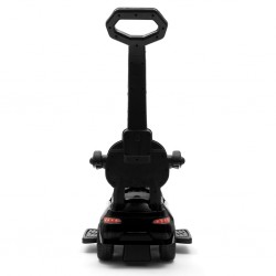 BABY MIX 45828 Dziecięcy jeżdzik z dżwiękiem i rączką RACER czarny